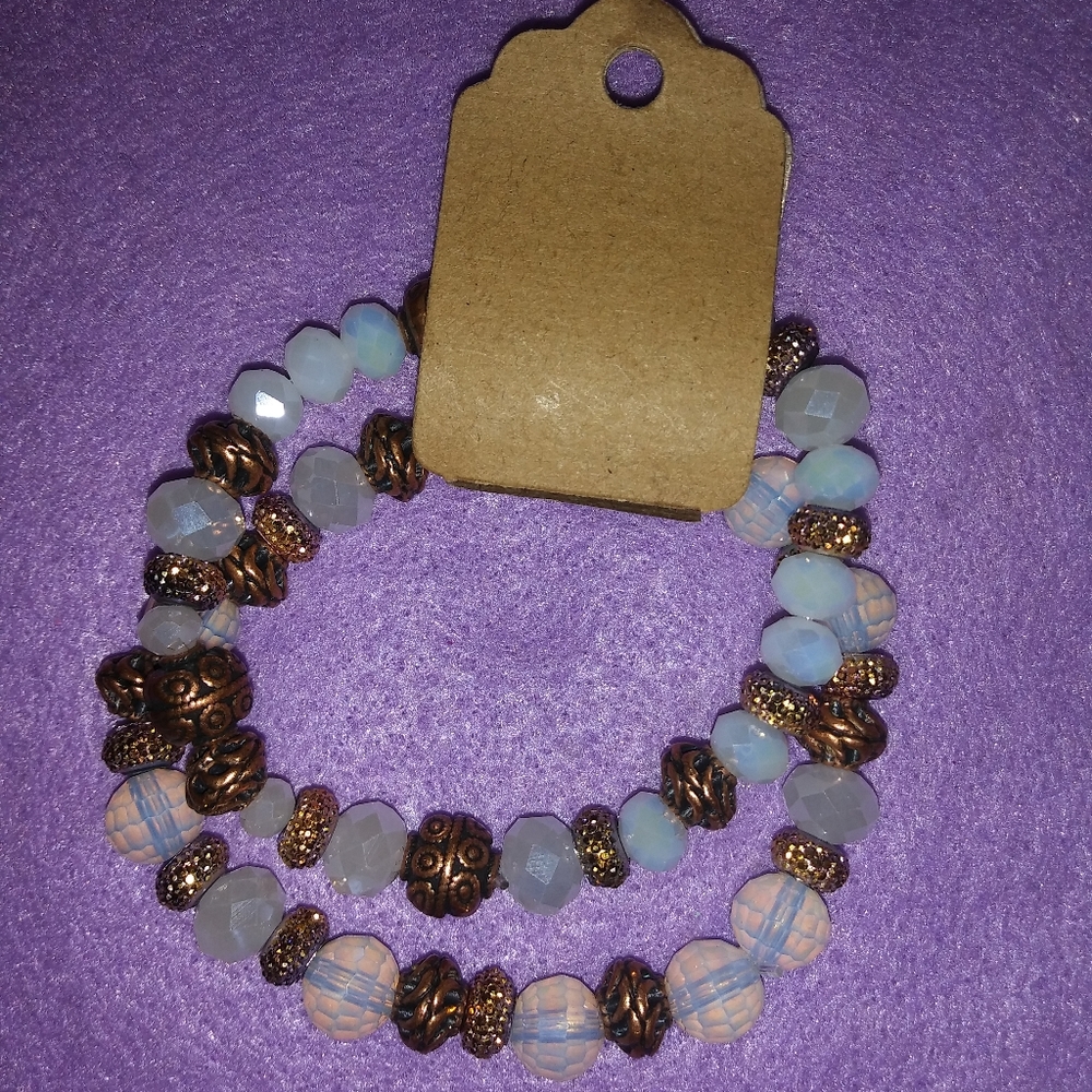 2pc Stretch bracelets